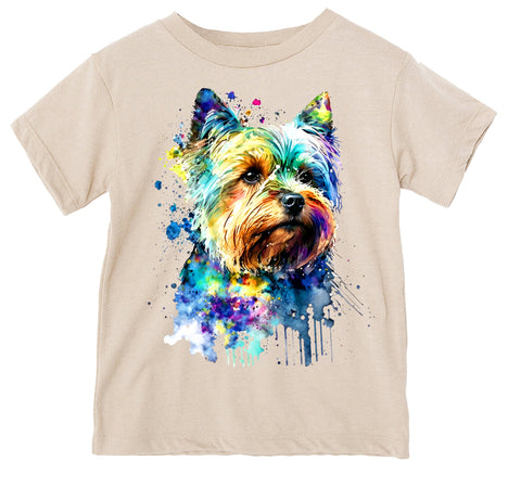 Yorkie Drip Tee, Multiple Colors  (Infant, Toddler, Youth, Adult