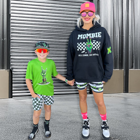 MOMBIE Hoodies, Black