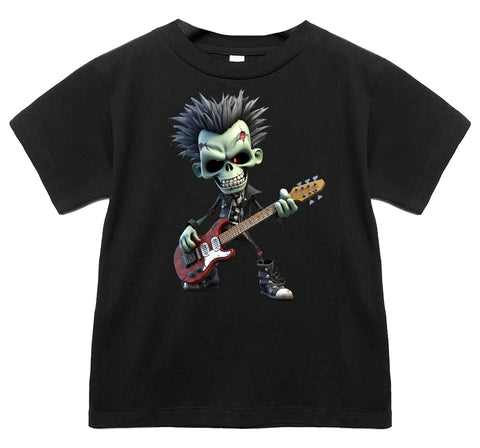 Zombie Rockstar Tee, Black   (Infant, Toddler, Youth, Adult)