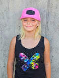 Neon Skateboards Tank, Black  (Baby, Kids, Adult)