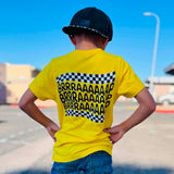 Brraapp Wave Tee, Yellow  (Infant, Toddler, Youth, Adult)