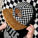 CHECK/LEATHER BRIM w/Leather Patch Lidz (Infant, Toddler, Kids)