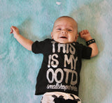 OOTD Tee, Black- ( Infant, Toddler, Youth)