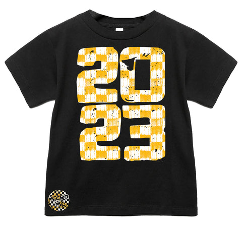 2023 Checks Tee, Black (Infant, Toddler, Youth, Adult)