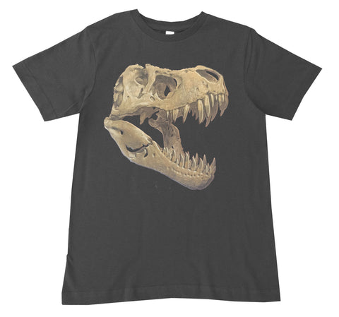3D Dino Tee, Charcoal (Infant, Toddler, Youth, Adult)