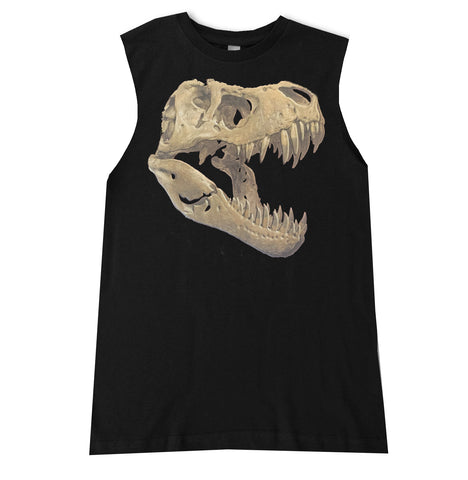 3D Dino Muscle Tank, Black (Infant, Toddler, Youth, Adult)