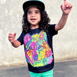 *WD Tiger Tee, Black (Infant, Toddler, Youth, Adult)