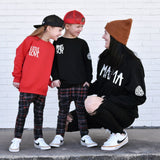 *Little Love  Crew Sweatshirt, Red  (Toddler, Youth, Adult)
