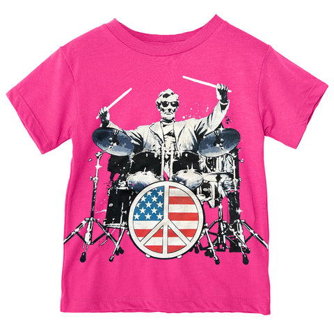 Abe Tee, Hot Pink (Toddler, Youth, Adult)