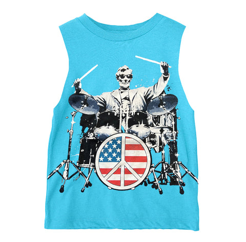 Abe Muscle Tank, Tahiti (Toddler, Youth, Adult)
