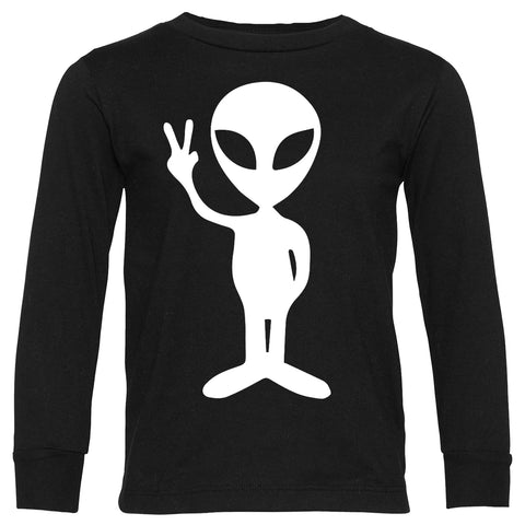 Alien LS Shirt, Black (Infant, Toddler, Adult)