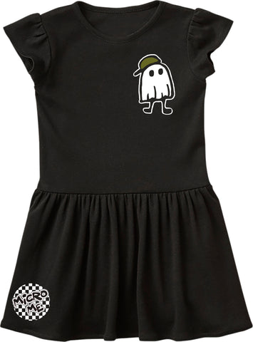 Pocket Ghost Dress, Black (Infant, Toddler)