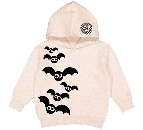 Bats Hoodie, Natural (Toddler, Youth, Adult)