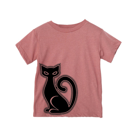 Black Cat Tee, Clay  (Infant, Toddler, Youth, Adult)