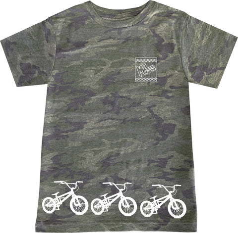 BMX Track Tee OR Muscle Tank, Vintage Camo- (6M-Youth XL)