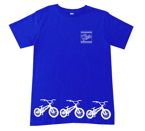 BMX Track Tee OR Muscle Tank, Royal- (6M-Youth XL)