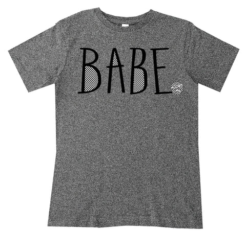 Babe Tee, Heather Grey (Infant, Toddler, Youth, Adult)