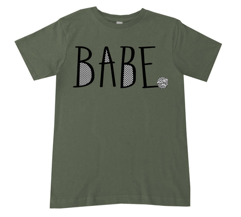 Babe Tee, Military Green (Infant, Toddler, Youth, Adult)