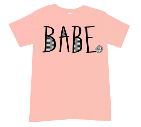 Babe Tee, Peach  (Infant, Toddler, Youth, Adult)