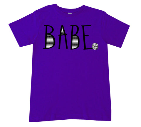 Babe Tee, Purple (Infant, Toddler, Youth, Adult)