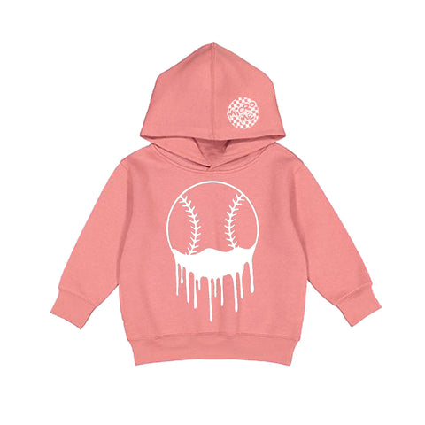 Drip Baseball  Hoodie, Clay  (Toddler, Youth, Adult)