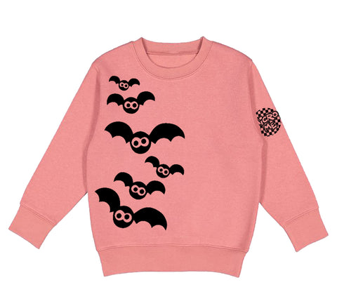 Bats Sweatshirt, Clay  (Toddler, Youth)