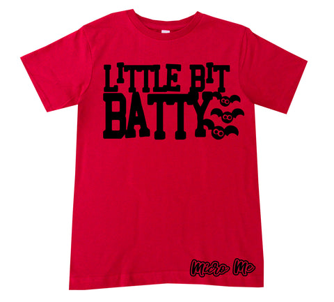 Little Batty Tee,  Red  (Infant, Toddler, Youth, Adult)