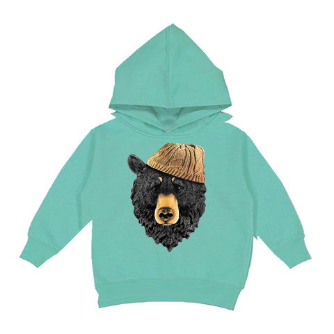Bear  Hoodie, Saltwater (Toddler, Youth, Adult)