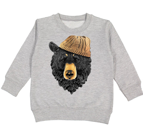 Bear  Sweatshirt, Heather (Toddler, Youth)