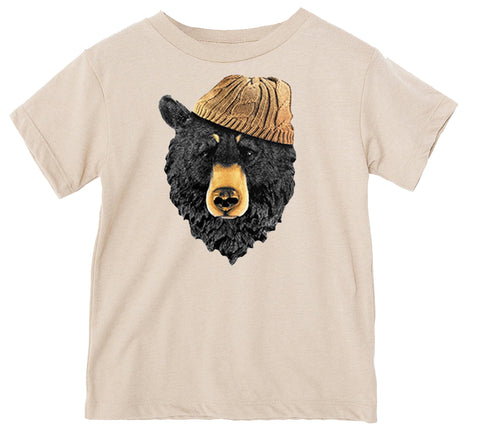 Bear  Tee, Natural  (Infant, Toddler, Youth, Adult)