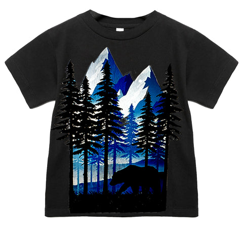 Bear Blues Tee, Black (Infant, Toddler, Youth, Adult)