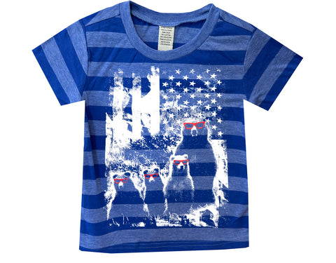 Bear Country Tee, Royal Stripe(Toddler, Youth)