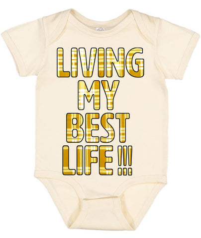 Best Life Onesie , Natural- (Infant)