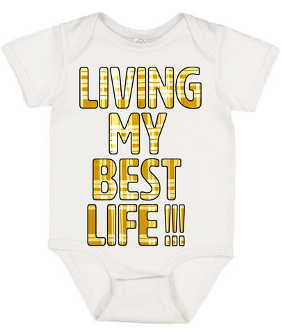 Best Life Onesie , White- (Infant)