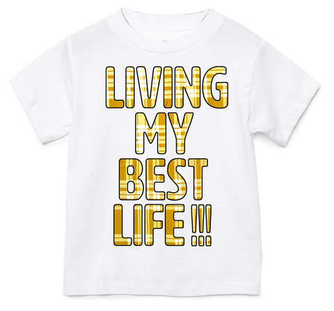 Best Life Tee, White (Infant, Toddler, Youth, Adult)