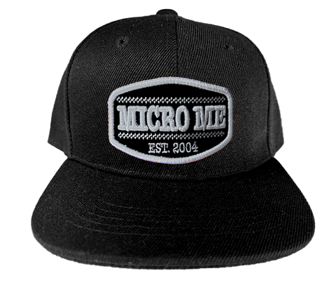 Black Snapback, Classic Patch (Infant/Toddler, Child, Adult)
