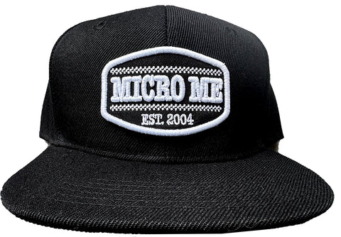 Black Solid Classic Patch Snapback (Infant/Toddler, Child, Adult)