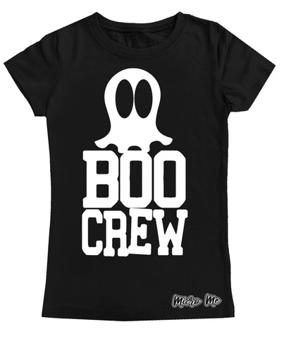 Boo Crew GIRLS Fitted Tee, Black (Youth, Adult)