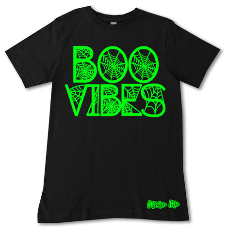 Boo Web Vibes Tee,  Black/Green (Infant, Toddler, Youth, Adult)