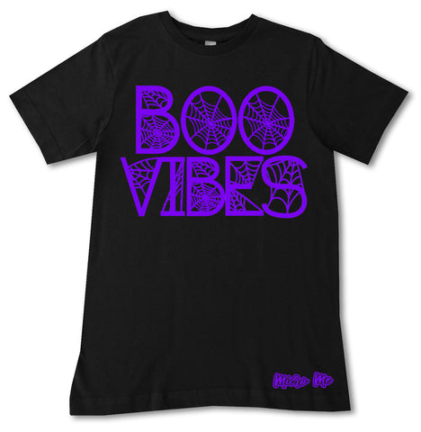 Boo Web Vibes Tee,  Black/Purple (Infant, Toddler, Youth, Adult)