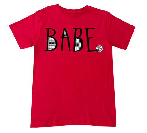 Babe Tee, Red (Infant, Toddler, Youth, Adult)