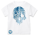 Bunny Drip Skull Tee, White  (Infant, Toddler, Youth, Adult)