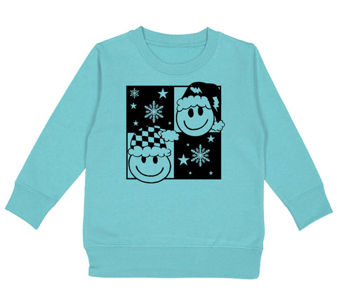 CC Happy Sweater, Saltwaterl (Toddler, Youth, Adult)