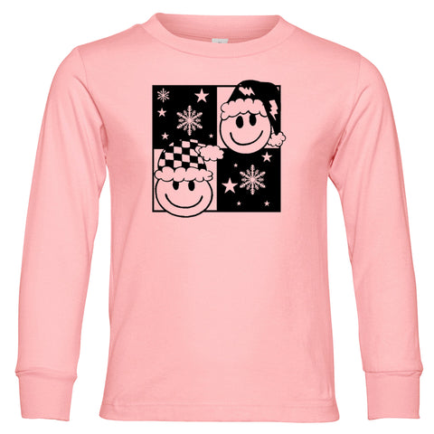 CC Happy Long Sleeve Shirt, Pink (Infant, Toddler, Youth)