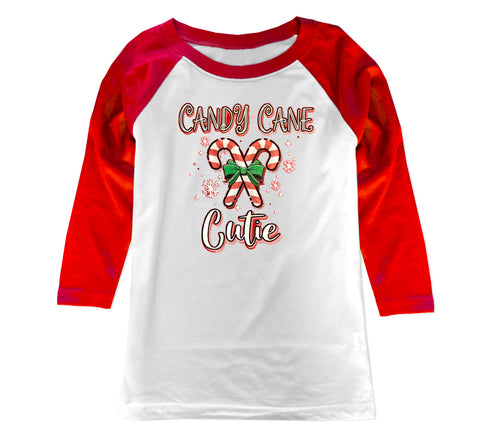 Candy Cane Cutie Raglan, WR (Infant, Toddler, Youth, Adult)