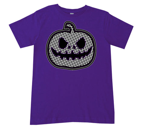 Checker Jack Tee, Purple (Infant, Toddler, Youth, Adult)