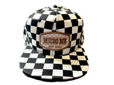 *Checkerboard Peach Checks Patch Snapback (Infant/Toddler, Child)