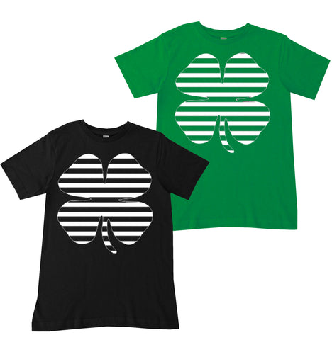 Striped Clover Tee (Infant, Toddler, Youth)