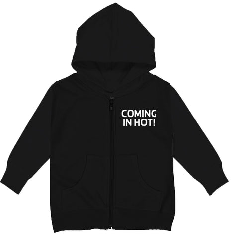 RC-Coming In Hot Zip Hoodie, Black (Infant, Toddler,Youth)