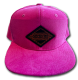 Corduroy Snapback, Hot Pink, Leather Patch (Child, Adult)
